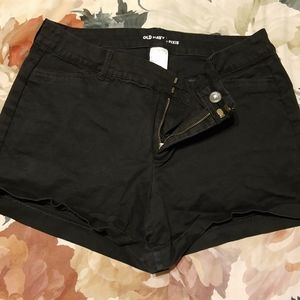 Old Navy Pixie Shorts size 10 black